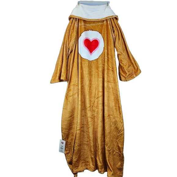 Care Bears Tenderheart Bear Wearable Long Sleeve Comfy Throw Blanket One Size - Picture 1 of 13
